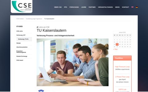 Vorlesung Prozess- u. Anlagensicherheit TU Kaiserslautern ...