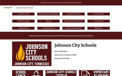 Johnson City Schools - Google Sites