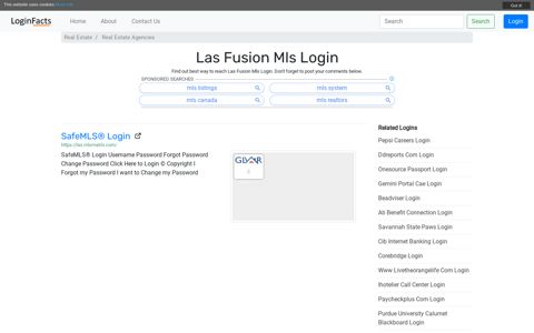 Las Fusion Mls - SafeMLS® Login - LoginFacts
