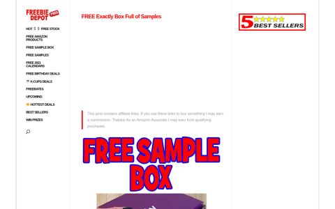 FREE Exactly Box Full of Samples | Freebie Depot