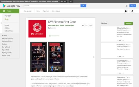 DW Fitness First Core – Apps on Google Play
