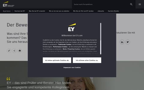 Der Bewerbungsprozess | EY - Deutschland