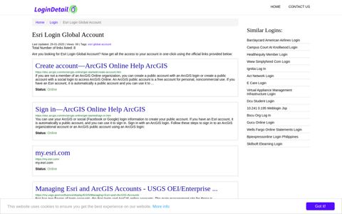 Esri Login Global Account Create account—ArcGIS Online ...