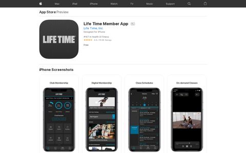 ‎Life Time Member App on the App Store