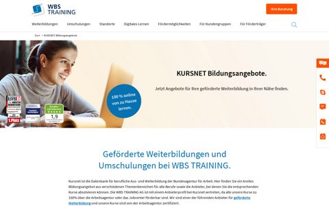 KURSNET Bildungsangebote - WBS TRAINING