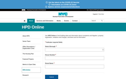 HPD Online - HPD - NYC.gov