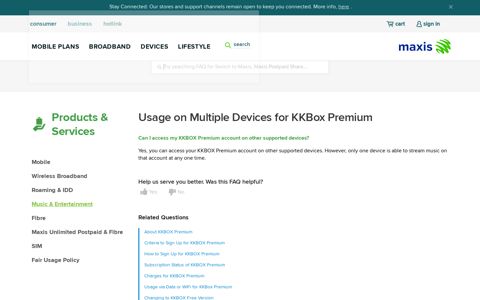 Can I Use KKBox Premium On Multiple Devices? | Maxis