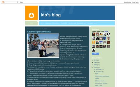 Advanced group training - Ido's Blog