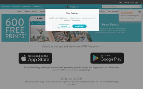 600 Free Prints - Get Creative With The Snapfish App ...