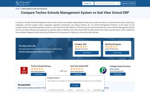 Techno Schools Management System vs Gait View School ...