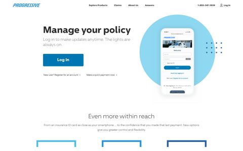Log In & Manage Your Policy | Progressive