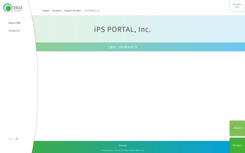 iPS PORTAL, Inc. – Forum for Innovative Regenerative Medicine