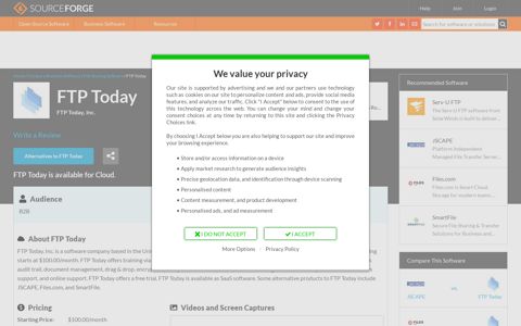 FTP Today Reviews and Pricing 2020 - SourceForge