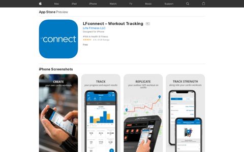 ‎LFconnect – Workout Tracking on the App Store