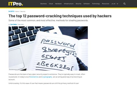 The top 12 password-cracking techniques used by hackers | IT ...