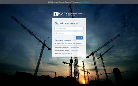 iSqFt is now a ConstructConnect™ company. Learn More.