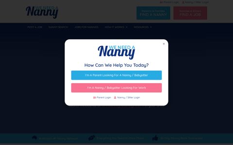 We Need A Nanny | Connecting Amazing Nannies With ...