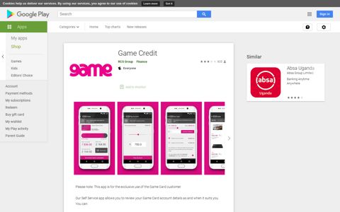 Game Credit - Apps on Google Play