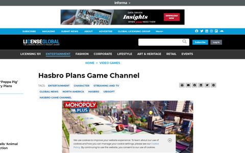 Hasbro Plans Game Channel | licenseglobal.com