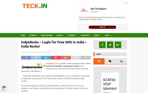 IndyaRocks - Login for Free SMS in India - India Rocks ...
