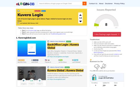 Kuvera Login - A database full of login pages from all over the ...