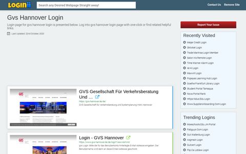 Gvs Hannover Login | Accedi Gvs Hannover - Loginii.com