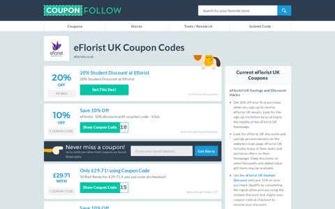 Eflorist.co.uk Coupon Codes 2020 (20% discount) - December ...