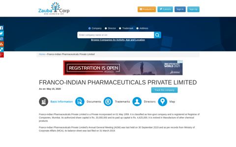 FRANCO-INDIAN PHARMACEUTICALS PRIVATE LIMITED ...