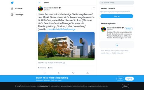 Universität Kiel CAU on Twitter: "Unser Rechenzentrum hat ...