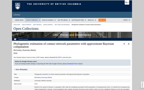 Phylogenetic estimation of contact network parameters with ...