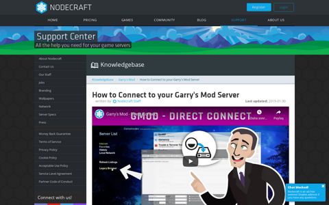 How to Connect to your Garry's Mod Server - Nodecraft