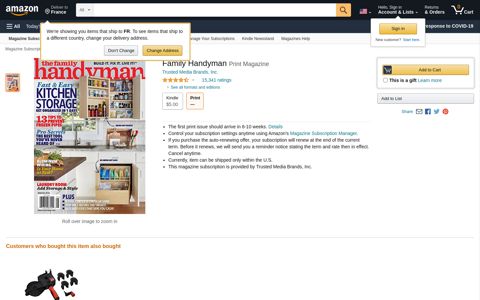 Family Handyman: Amazon.com: Magazines