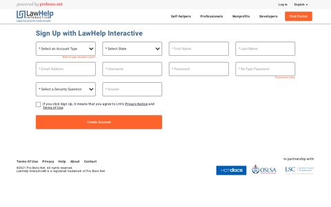 Register - Law Help Interactive