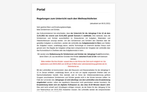 Mensa | Portal - Matthias Claudius Gymnasium Gehrden