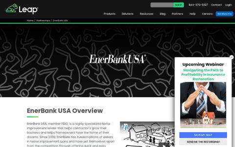 EnerBank USA + Leap: Adding Value to the Contractor ...