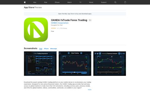 ‎OANDA fxTrade Forex Trading on the App Store