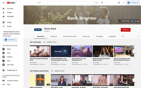 Hume Bank - YouTube