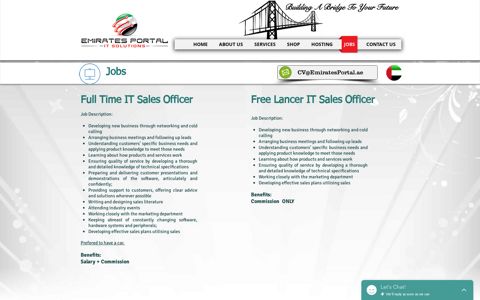IT Jobs in UAE abu Dhabi - Emirates Portal IT Solutions