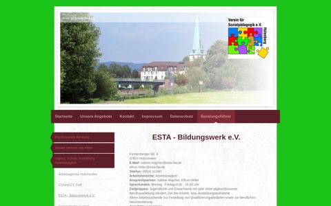 Beratungsführer Holzminden - ESTA - Bildungswerk e.V.