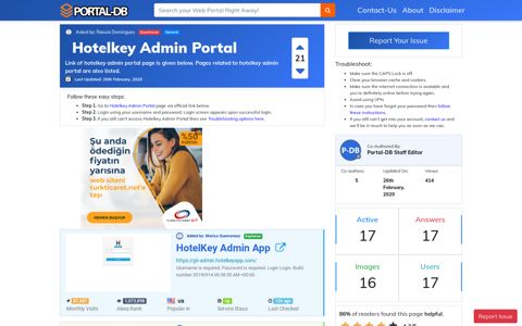 Hotelkey Admin Portal