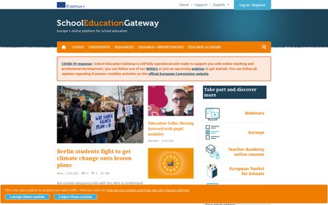 School Education Gateway - Homepage