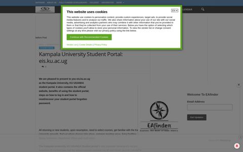 Kampala University Student Portal: eis.ku.ac.ug - Explore the ...