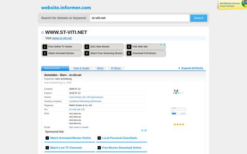 st-viti.net at WI. IServ - st-viti.net - Website Informer
