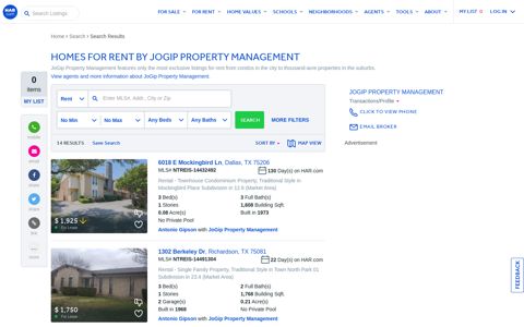 Homes for rent by JoGip Property Management - HAR.com