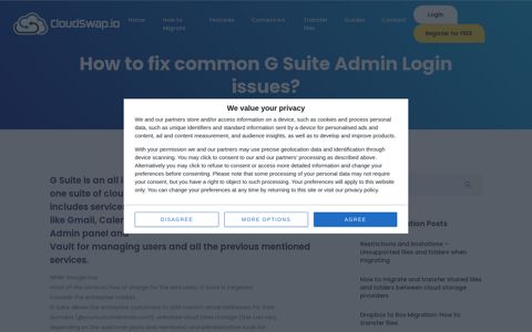 How to fix common G Suite Admin Login issues? - CloudSwap.io