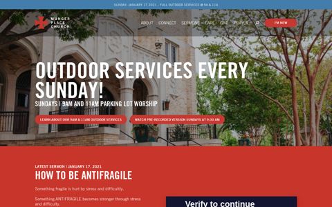Munger Place Church: Homepage
