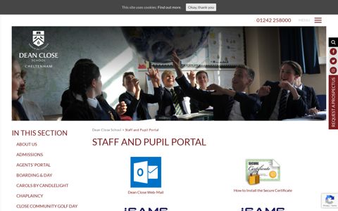 Staff and Pupil Portal - Dean Close School