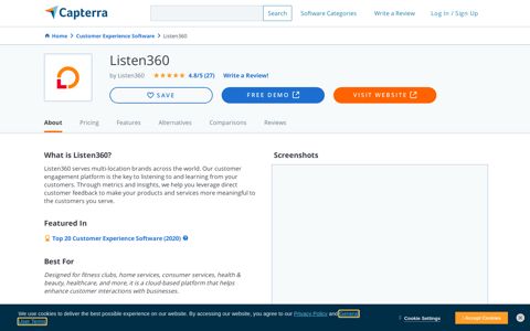 Listen360 Reviews and Pricing - 2020 - Capterra