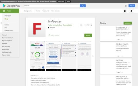 MyFrontier - Apps on Google Play