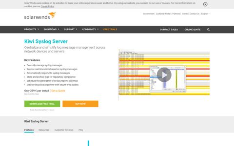 Syslog Viewer, Monitoring & Management - Kiwi Syslog ...